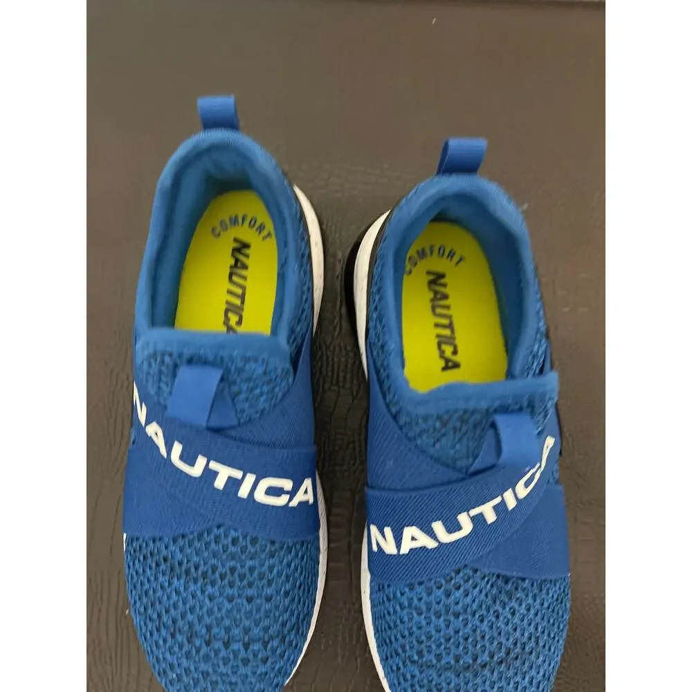 Nautica Boys Blue Slip-On Sneakers